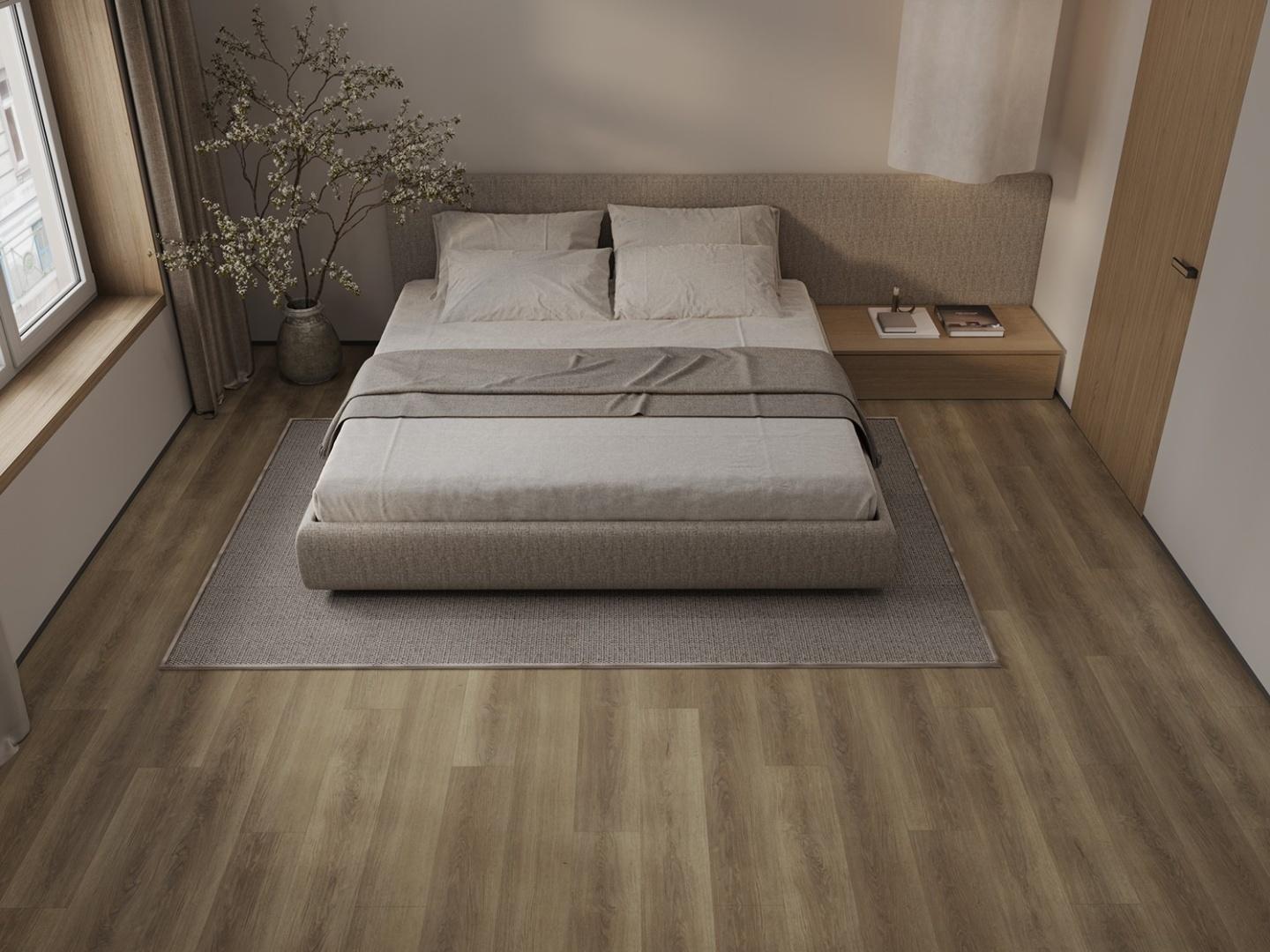 Кварцвиниловая плитка Alpine Floor клеевая Easy Line Дуб Дриада ЕСО 3-44 1219,2×184,15×3 фото в интерьере
